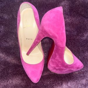Christian Louboutin suede